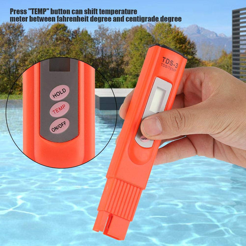 [Australia - AusPower] - Haofy 2 in 1 Water Quality Tester Digital TDS Meter Water Temperature Meter 