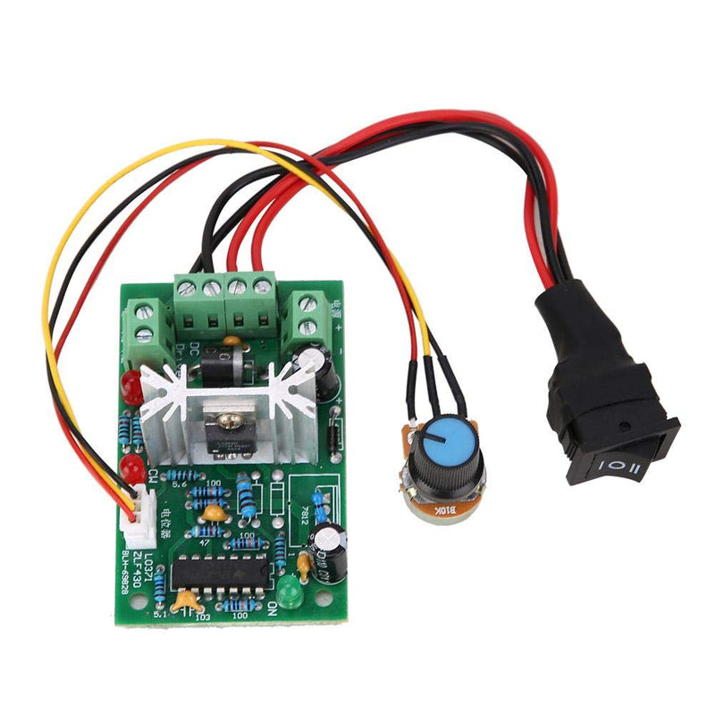 [Australia - AusPower] - PWM Motor Speed Controller,5-30V DC 6A/150W Speed Regulation Adjustable DC Brush Motor Speed Controller Reversing Switch 