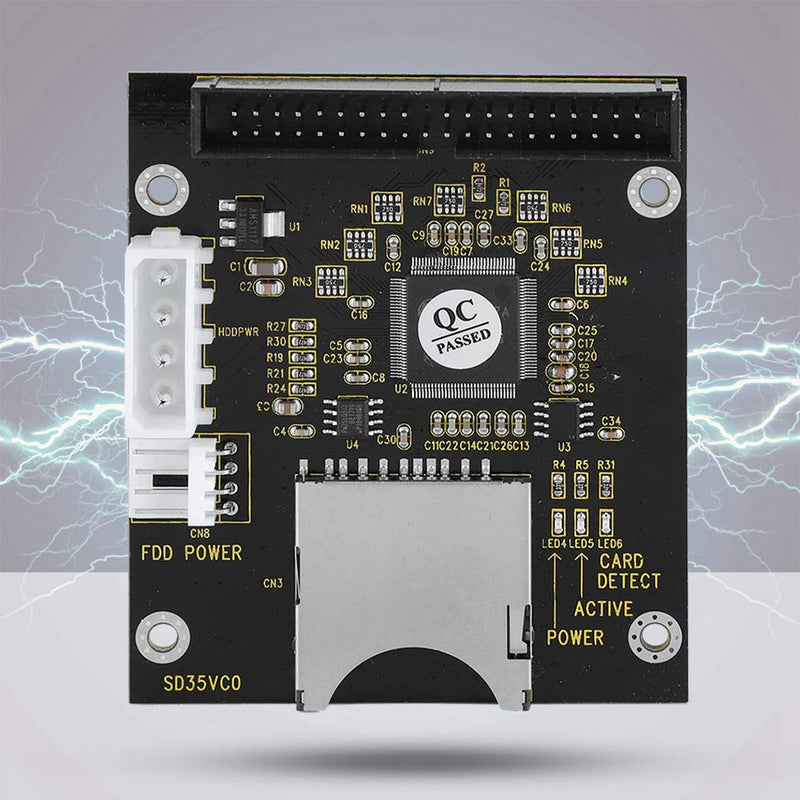 [Australia - AusPower] - ASHATA SD Card to 2.5 Inch IDE Adapter,TF Memory Card to IDE 40Pin Male Adapter for DOS/Linux/Windows 98SE, Me, 2000, XP and for Vista. 