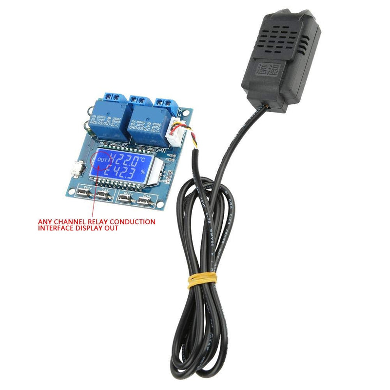 [Australia - AusPower] - Xy-Tr01 Temperature Controller Module, Digital Electronic Temperature Controller Board Switch High Precision Dual Output 