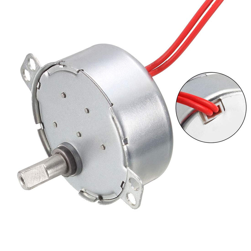 [Australia - AusPower] - uxcell Synchronous Motor AC 12V 4-5RMP 50-60Hz 4W Double Flat Shaft CW/CCW 4-5RPM 