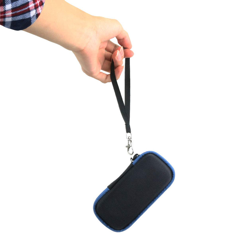[Australia - AusPower] - co2crea Hard Travel Case Replacement for Bosch GLM 20 Compact Blaze 65' Distance Measure (Black Case + Inside Blue + Blue Zipper) 