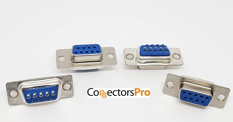 [Australia - AusPower] - Connectors Pro Pc Accessories 10 Sets Solder Cup DB9 Female + Plastic Hoods, 9 Pins D-Sub Connector & Hood Set, 20-Pack (10 DB9 Females + 10 Hoods) 