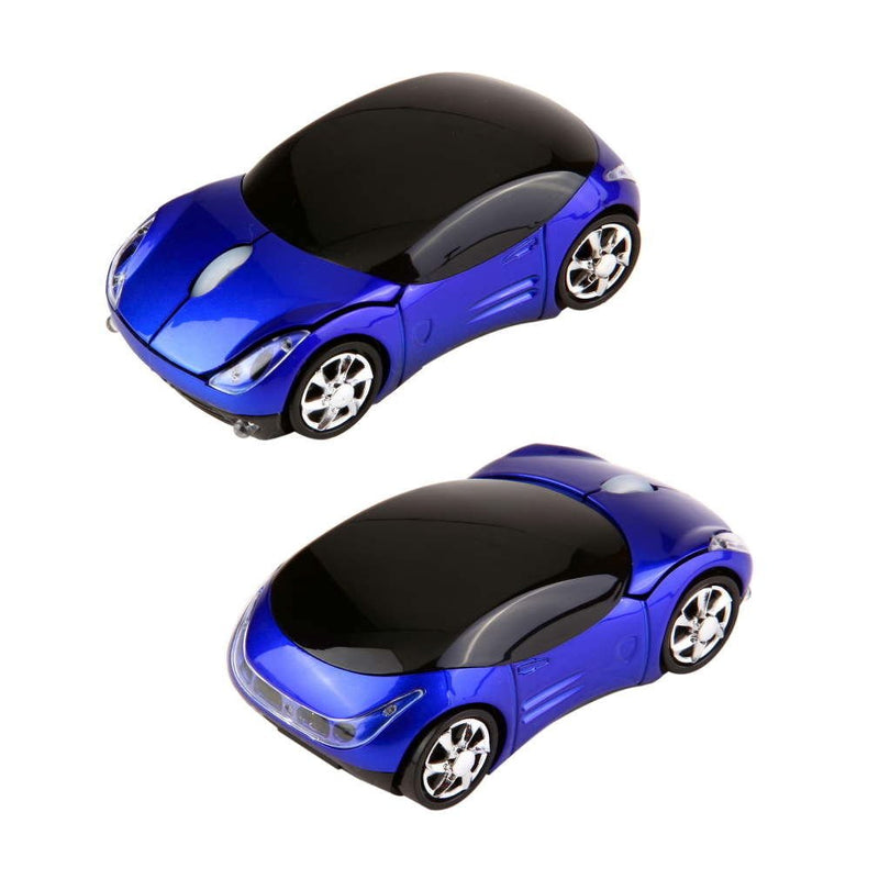 [Australia - AusPower] - WXG Mini car Shape Mouse - 2.4GHz 1600DPI Wireless Mouse with USB Receiver Tablet Laptop Desktop Computer Mouse 