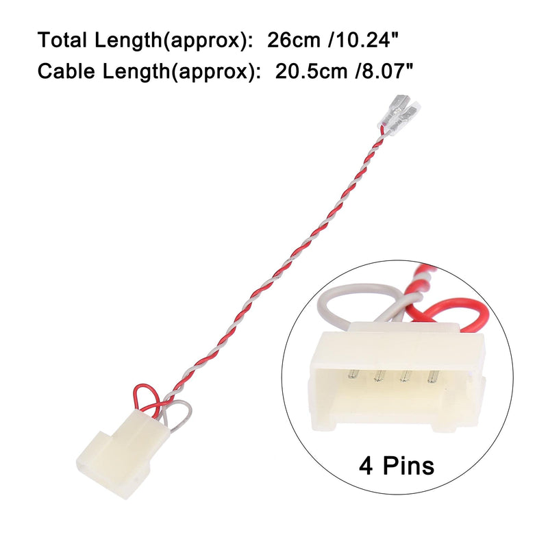 [Australia - AusPower] - X AUTOHAUX 4pcs Car Speaker Connector Wire Harness Adapter Connector for Toyota for Subaru 