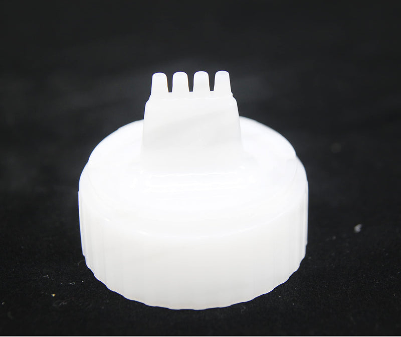 [Australia - AusPower] - ZEESOON 4 Hole Sauce Plastic Squeeze Squirt Condiment Bottles Dispenser for Ketchup Jam Mayonnaise Mustard (Medium) Medium 