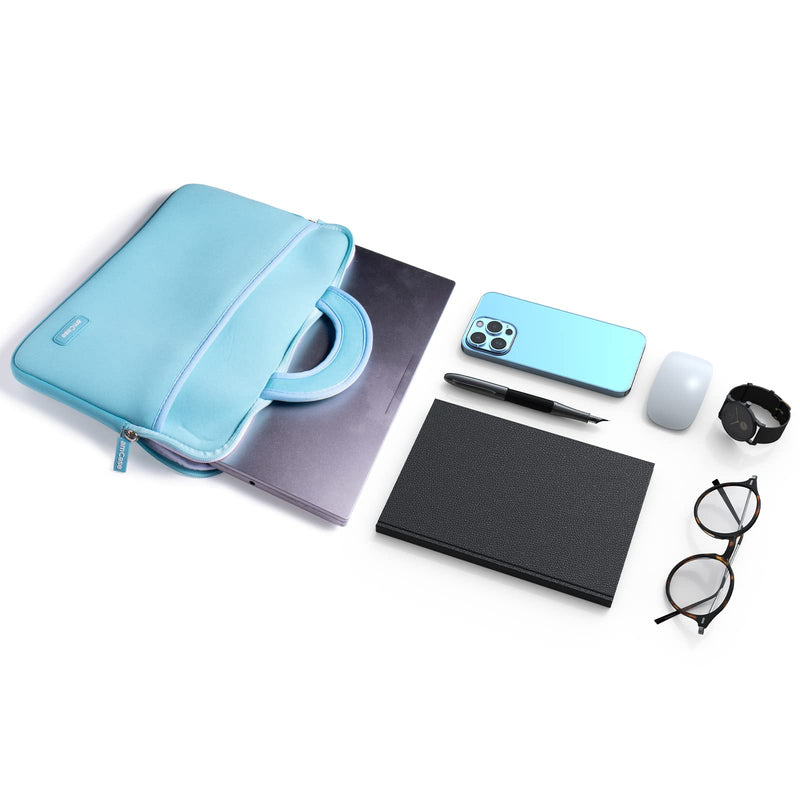 [Australia - AusPower] - amCase for Chromebook Case-11.6 to 12 inch Neoprene Travel Sleeve with Handle-Turquoise 11.6 to 12 inch Turquoise 