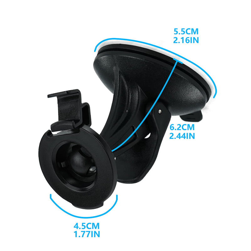 [Australia - AusPower] - EKIND Car Windscreen Windshield Suction Cup Mount Holder Cradle Compatible for Garmin GPS Nuvi 52(Nuvi 42 42LM 44 44LM 52 52LM 54 55 65 2457LMT 2497LMT 2577LT 2597LM 2597LMT 2558LMTHD 2598LMTHD) Black 