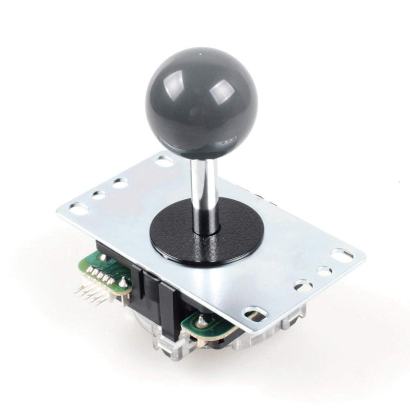 [Australia - AusPower] - SANWA JLF-TP-8YT Original Joystick Gray - for Arcade Jamma Game 4 & 8 Way Adjustable, Compatible with Catz Mad SF4 Tournament Joystick (Gray Ball Top) S@NWA 