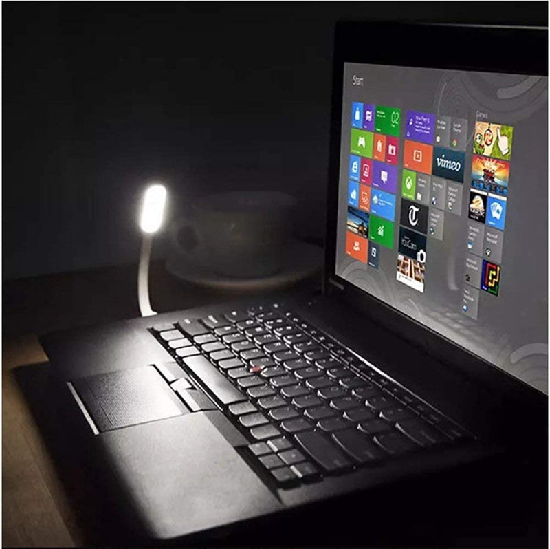 [Australia - AusPower] - Boodgood USB Light for Keyboard, USB Laptop Light, Mini USB Lamp for Notebook Computer, Flexible Gooseneck Reading Lamp, LED Lighting Source, 10-Pack 