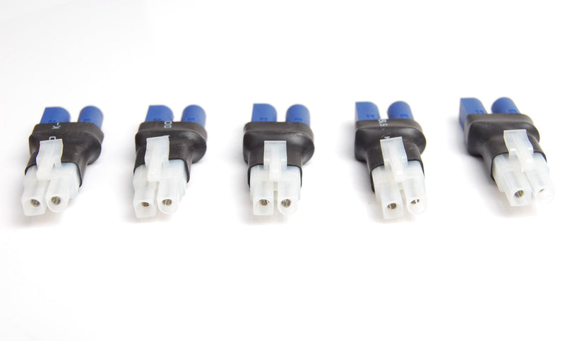 [Australia - AusPower] - Lot (5) Male Tamiya Plug to Female EC5 Power Adapter Adapter RC Power Connector 