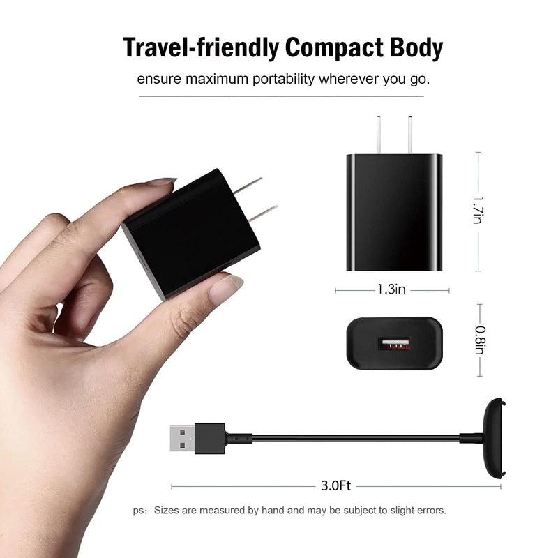 [Australia - AusPower] - WZHENB Fast Wall Charger for Fitbit Inspire 3 Replacement USB Charging Cable Cord for Fitbit Inspire 3 Smartwatch Charger Dock USB Cable Cord 