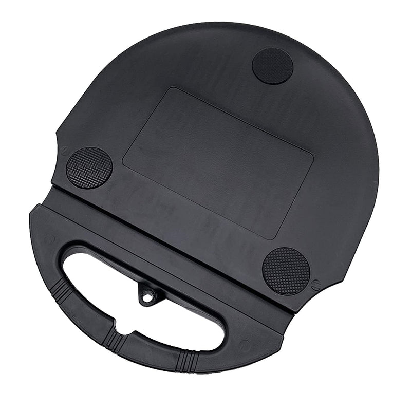 [Australia - AusPower] - TaktZeit Tennis Trainer Rebound Baseboard Self Tennis Training Equipment Tennis Practice Rebounder with 2 String Tennis Balls Black 