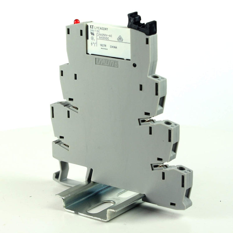 [Australia - AusPower] - Automation Systems Interconnect ASI ASI328003 24Vac/dc Pluggable SPDT Relay with DIN Rail Mount Screw Clamp Terminal Block Base, 6 amp, 250 VAC Rating, 24 VAC/DC Coil 