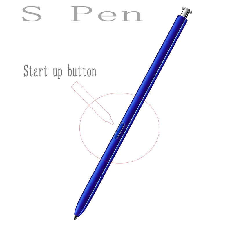 [Australia - AusPower] - Galaxy Note 10 Pen Stylus Touch S Pen Replacement（No Bluetooth） for Samsung Galaxy Note 10 / Note 10+ (Aura Glow Silver) 