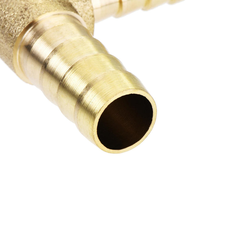 [Australia - AusPower] - uxcell Reducing Barb Hose Fitting Tee T Shape Pipe Connector Brass 5/16" x 5/16" x 3/16" 2Pcs 5/16" x 5/16" x 3/16" 