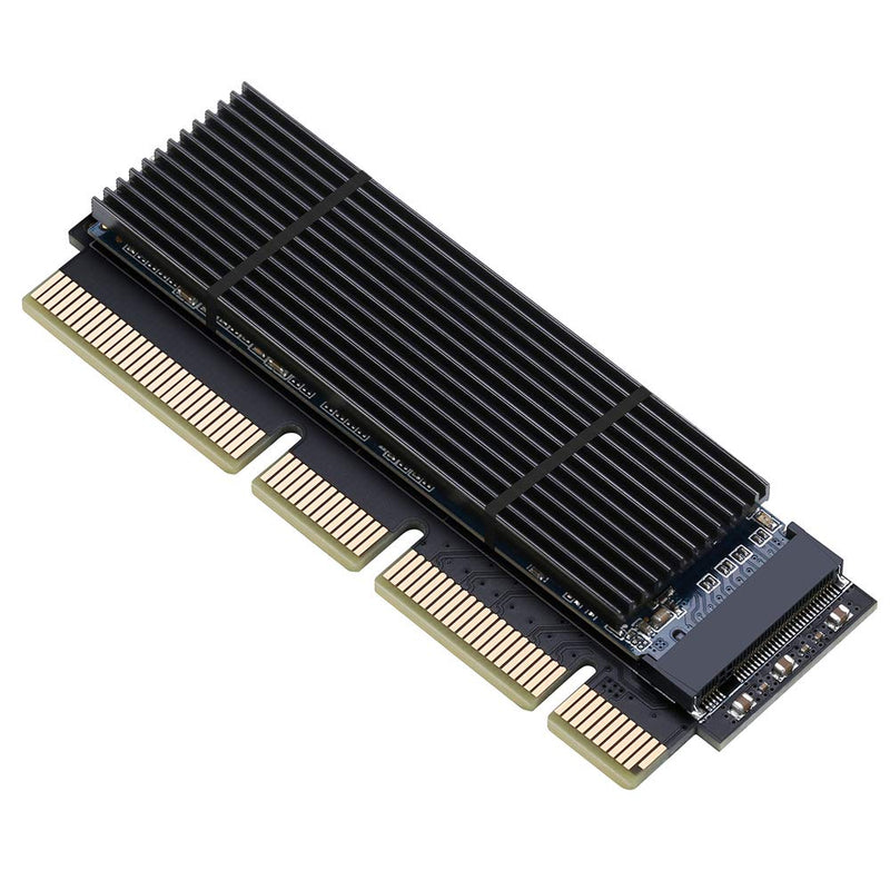 [Australia - AusPower] - NVME Adapter with Heat Sink fo M.2 NVME (M-Key) SSD to PCIE 3.0 X16 Expansion Card 