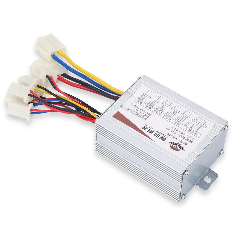[Australia - AusPower] - 24V Motor Brushed Controller Box Speed Controller for Electric Bicycle Scooter Ebike (350W) 350W 