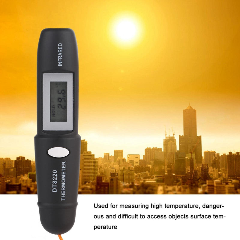 [Australia - AusPower] - Multifunction Non-Contact Mini Infrared Thermometer Ir Temperature Measuring Digital Lcd Display Used In Refrigeration And Household Measuring 