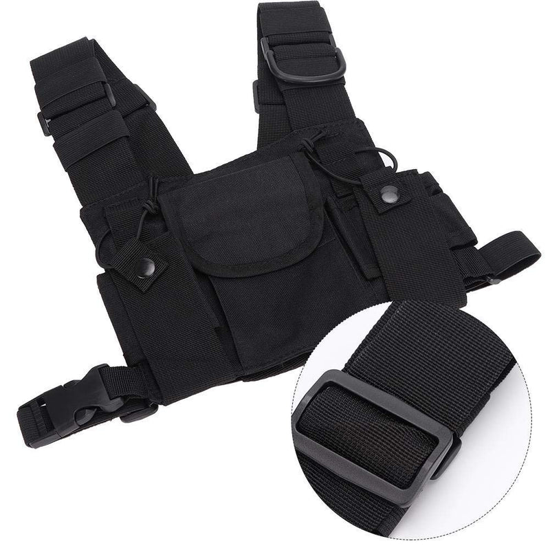 [Australia - AusPower] - Radio Walkie Talkie Chest Pocket Harness Bags Pack Backpack Holster High Qualit Front Pack Pouch 