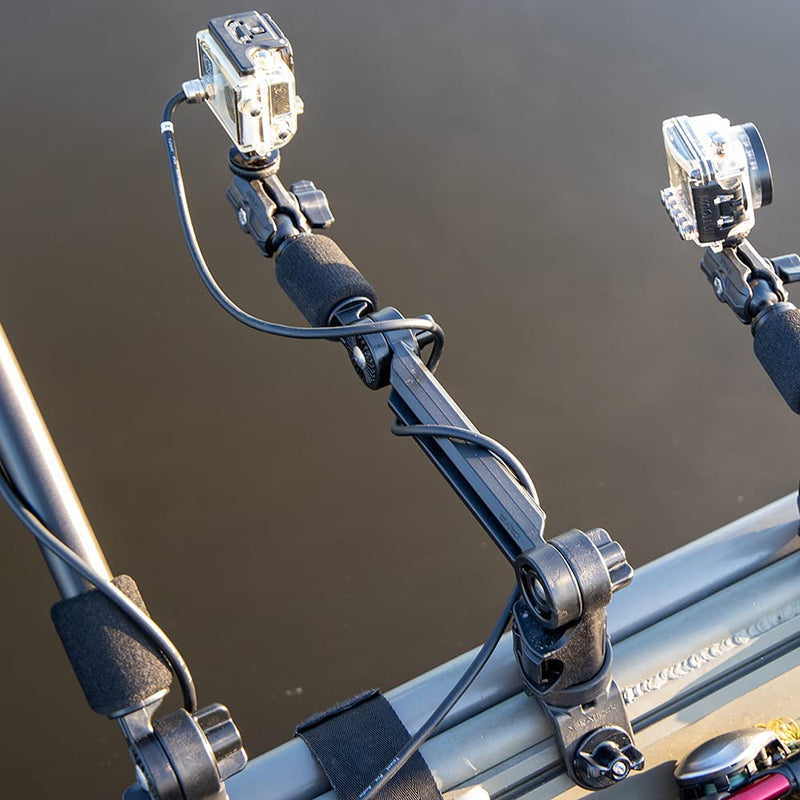 [Australia - AusPower] - YakAttack 8" Extension Arm for LockNLoad Track Mounted Accessories - Fits Rod Holders, Fish Finder Mounts and More 
