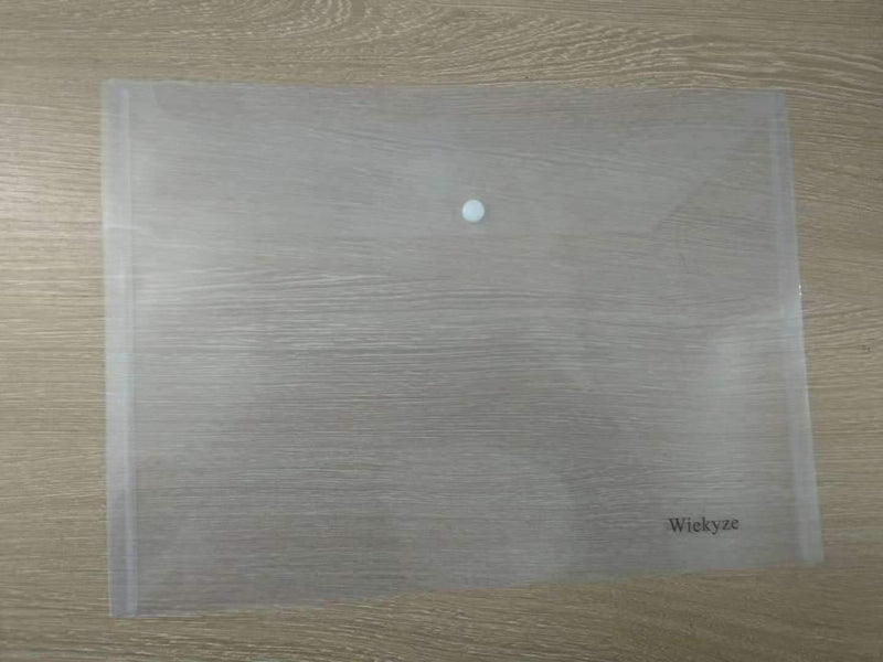 [Australia - AusPower] - Premium Envelope Wiekyze Poly Envelope 12 Pcs Plastic Document Envelopes with Snap Button Quality Clear Document Folder for A4 Size 