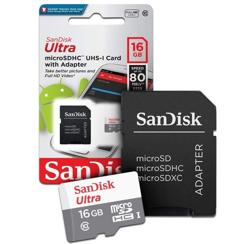 [Australia - AusPower] - Sandisk Ultra microSDHC 16GB 80MB/s+Adapt. SDSQUNS-01, SDSQUNS-016G-GN3MA (16GB 80MB/s+Adapt. SDSQUNS-01 6G-GN3MA) 