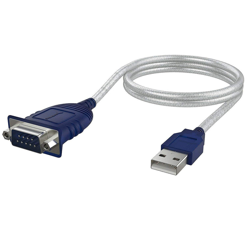 [Australia - AusPower] - Sabrent USB 2.0 to Serial (9-Pin) DB-9 RS-232 Converter Cable, Prolific Chipset + 22AWG 3 Feet USB 3.0 Extension Cable 