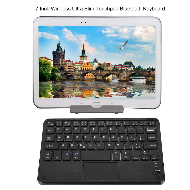[Australia - AusPower] - Wireless Keyboard, Portable Universal 7inch Wireless Bluetooth Keyboard with Touchpad for Tablet/Mobile Phone/PC, Compatible for Windows for Android 