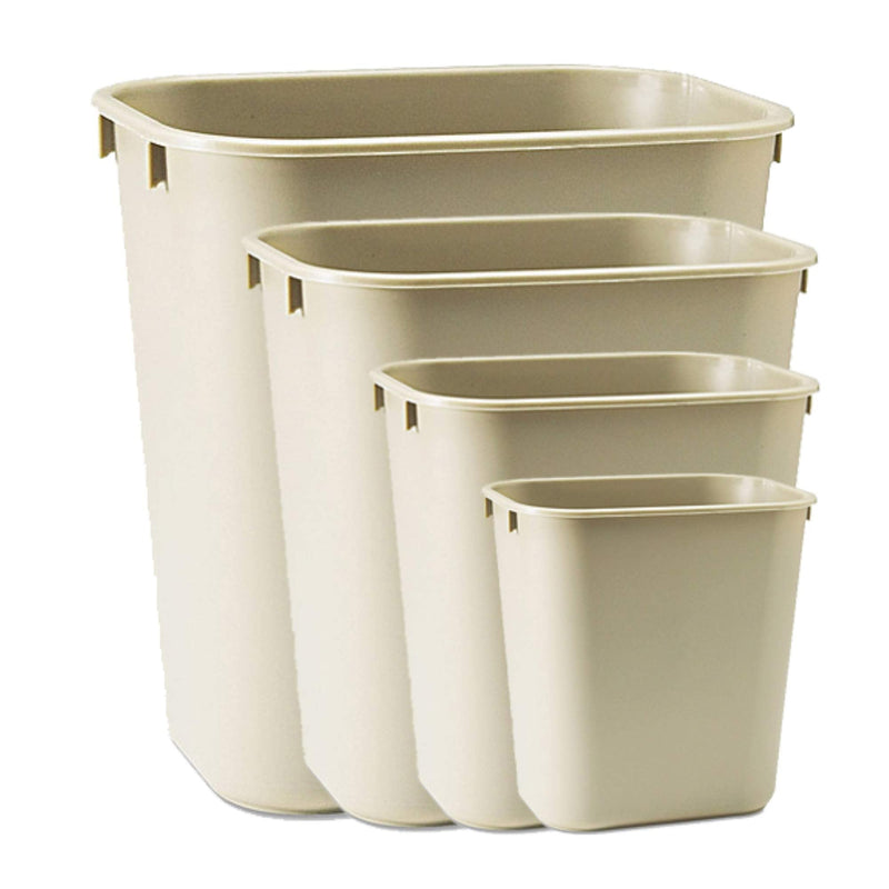 [Australia - AusPower] - Iliving ILG807 Commercial Fiberglass Fire-Resistant Trash Can, 7 Quart or 1.75 gal, Beige 