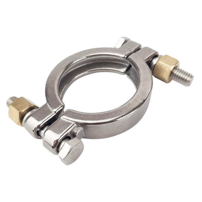 [Australia - AusPower] - LOZOME High Pressure Sanitary Clamp Bolted Tri Clamp Clover Stainless Steel 304 (Tri Clamp: 2 Inch) Tube Fittings Connection Tri Clamp: 2 inch 
