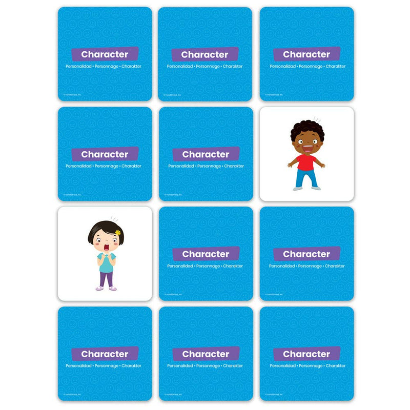 [Australia - AusPower] - hand2mind Learn About Feelings Set, Social Skills Games for Kids, 10 Social Emotional Learning Activities, 30 Emotion Cards, 1 Feelings Chart, Calming Corner, Play Therapy Games, Preschool Learning 
