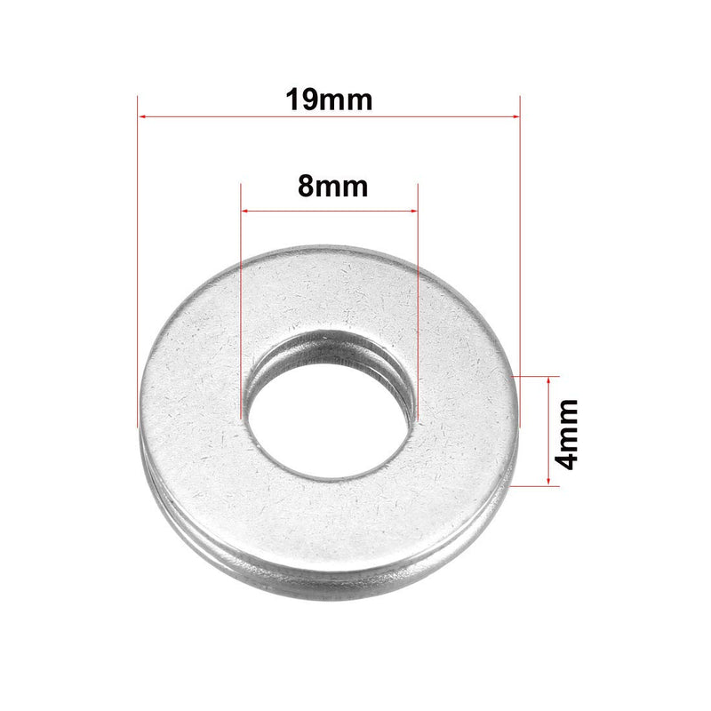 [Australia - AusPower] - uxcell AXK0819 Thrust Needle Roller Bearings with Washers 8mm Bore 19mm OD 2mm Width 8mmx19mmx2mm 