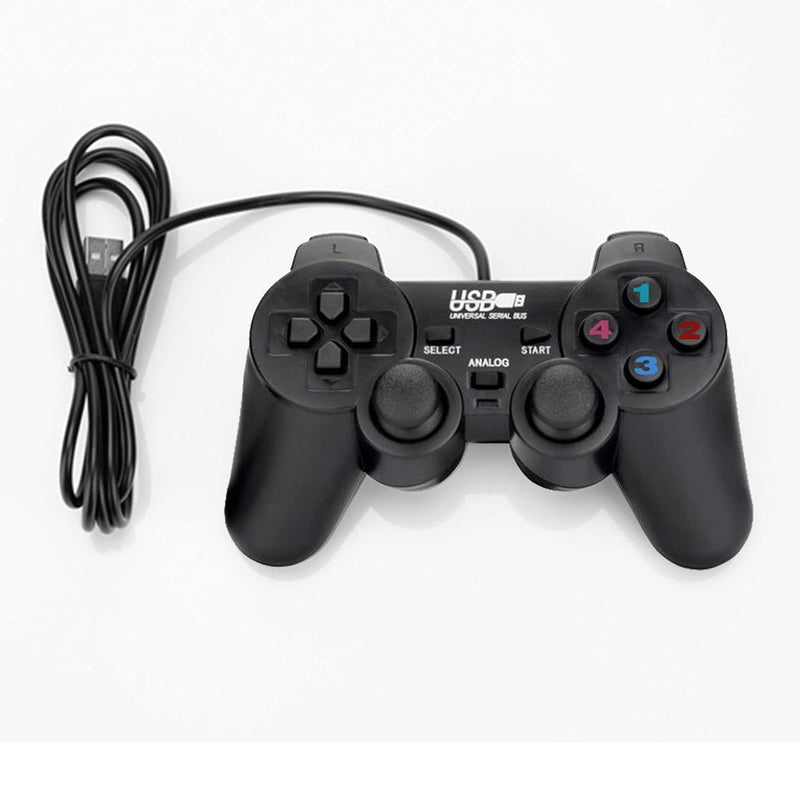 [Australia - AusPower] - USB Wired Game Controllers for PC/Raspberry Pi Gamepad Remote Dual Shock Joysticks Joypad for PC(Windows 11/10/8/7) & Steam/Roblox/RetroPie/RecalBox 