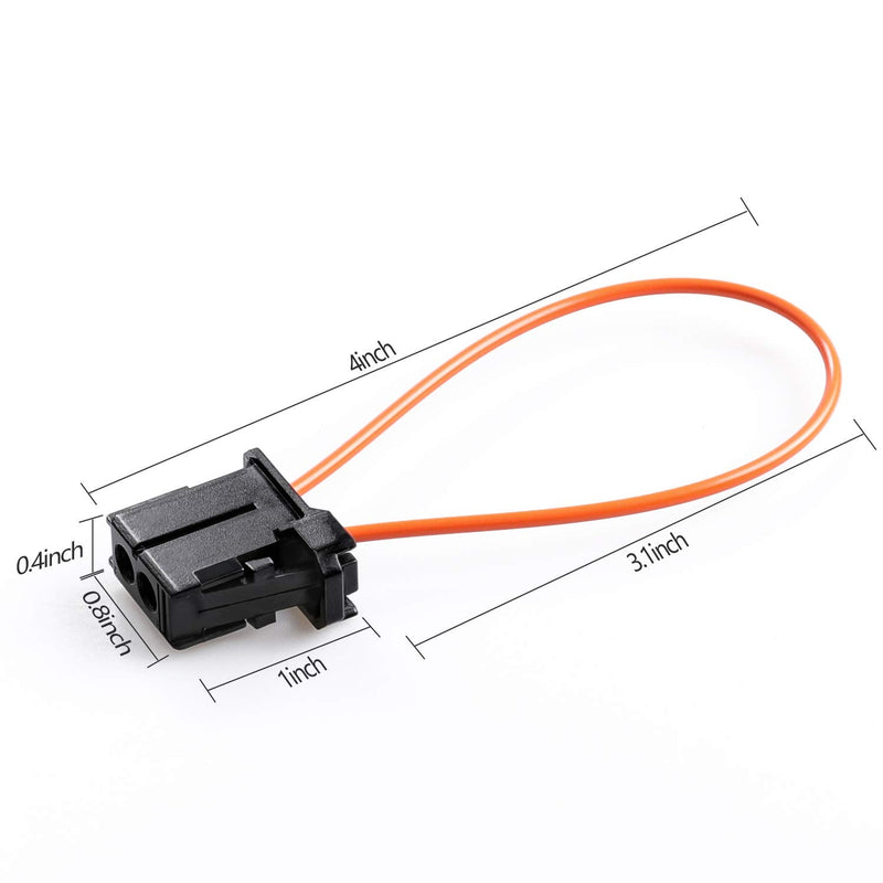 [Australia - AusPower] - Easyget Fiber Most Optical Optic Loop Bypass Male Adapter for Mercedes Benz, Audi, BMW, VW, Porsche 