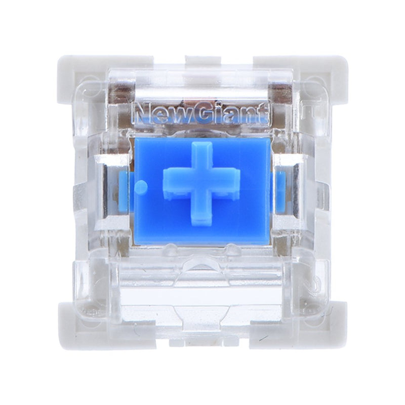 [Australia - AusPower] - Eboxer 10 PCs Replacement Keyboard Switch Mechanical Key Switch Plate Mounted Blue Switch, Unique Tactile Feelings, for NewGiant RGB Series 