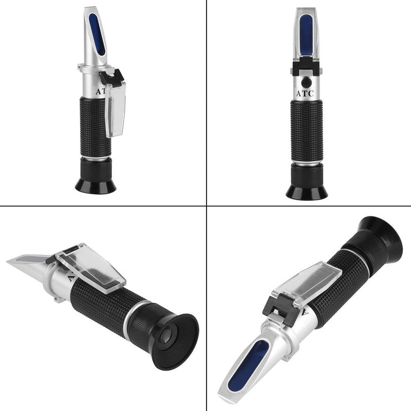 [Australia - AusPower] - Professional Hand Held Accurate Refractometer Salinity Refractometer 0-100‰ Cutting Oil Fluid Refractometer 0-32%(#1) #1 