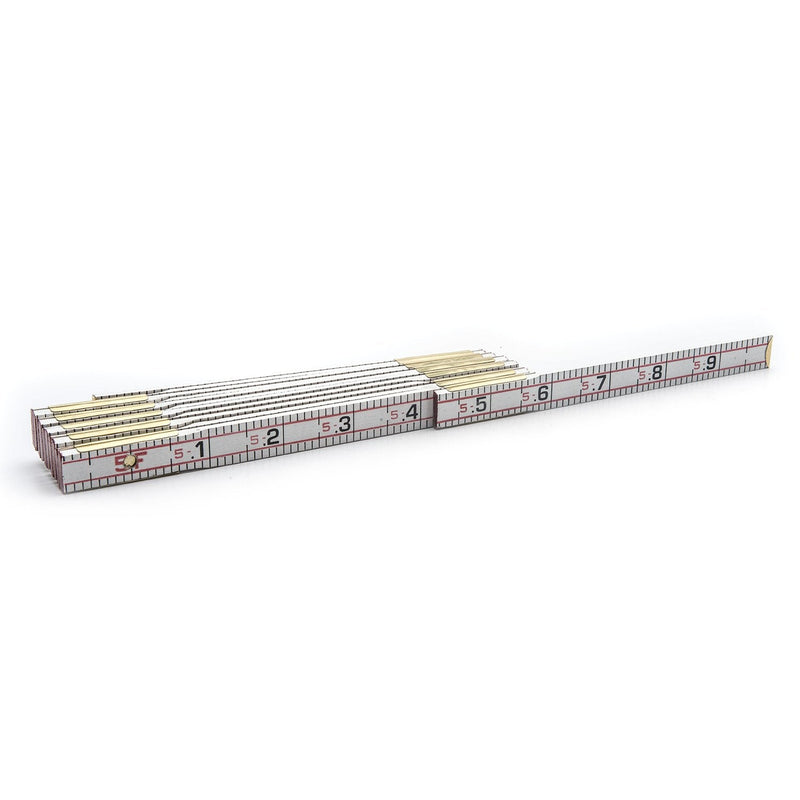 [Australia - AusPower] - Lufkin 1066DLN Wood Rule, 5/8X6', Redend Eng (3 Pack), Black 