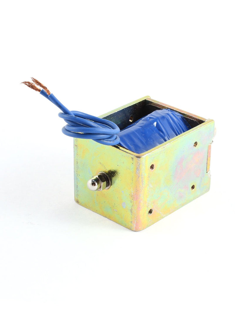 [Australia - AusPower] - uxcell DC 12V 3A 10 mm 60N Pull Push Type Intermittent Actuator Electromagnet Solenoid 