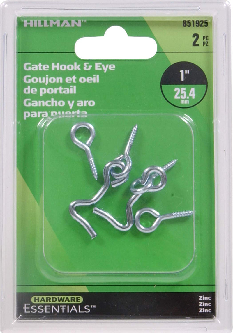 [Australia - AusPower] - The Hillman Group Hillman 851925 Gate Hook and Eyes, 1" 