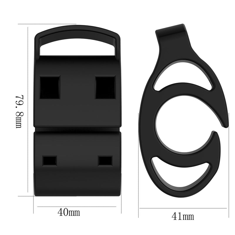[Australia - AusPower] - TenCloud 2-Pack Bicycle Handlebar Mount Bracket Kit W/Zip Ties Compatible with Garmin Forerunner, Approach, Fenix Watches 