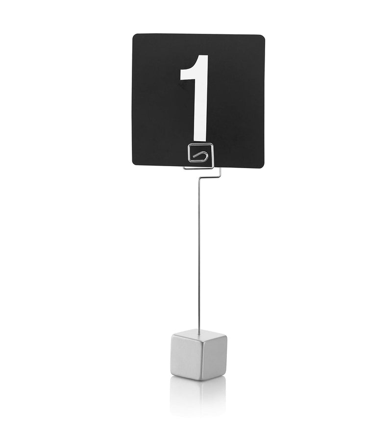[Australia - AusPower] - New Star Foodservice 27938 Wire Square Base/Table Number Holder/Number Stand/Place Card Holder, 7-Inch, Set of 5 