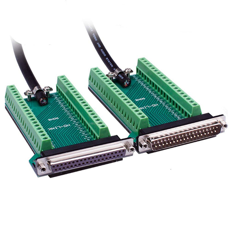 [Australia - AusPower] - ANMBEST DB37 Solderless RS232 D-SUB Serial to 37-pin Port Terminal Female Adapter Connector Breakout Board 