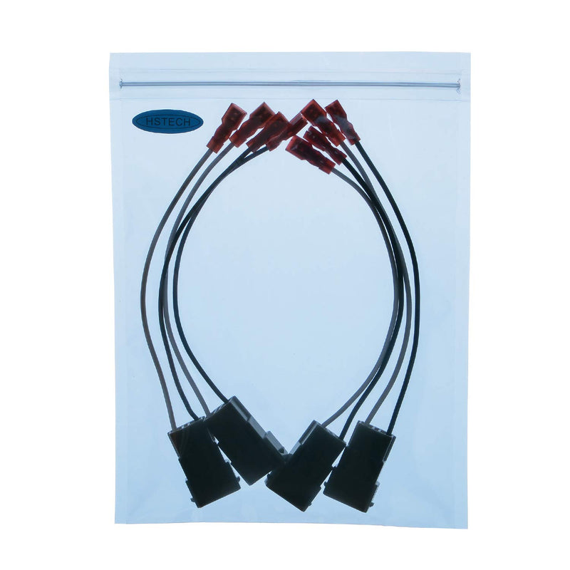 [Australia - AusPower] - HSTECH 72-7800 2 Pairs (4 Pack) Car Speaker Connector Harnesses for with 1990-Up Honda and Acura Vehicles 