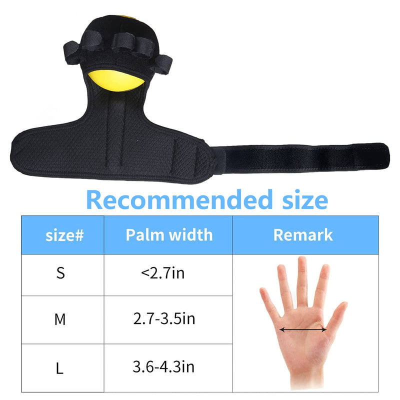 [Australia - AusPower] - Anti-spasticity Ball Splint Hand Finger for Hand Stroke Hemiplegia Finger Recovery Spasm Dystonia Hemiplegia Finger Training Hand Functional Impairment for Children and Men and Women Small 