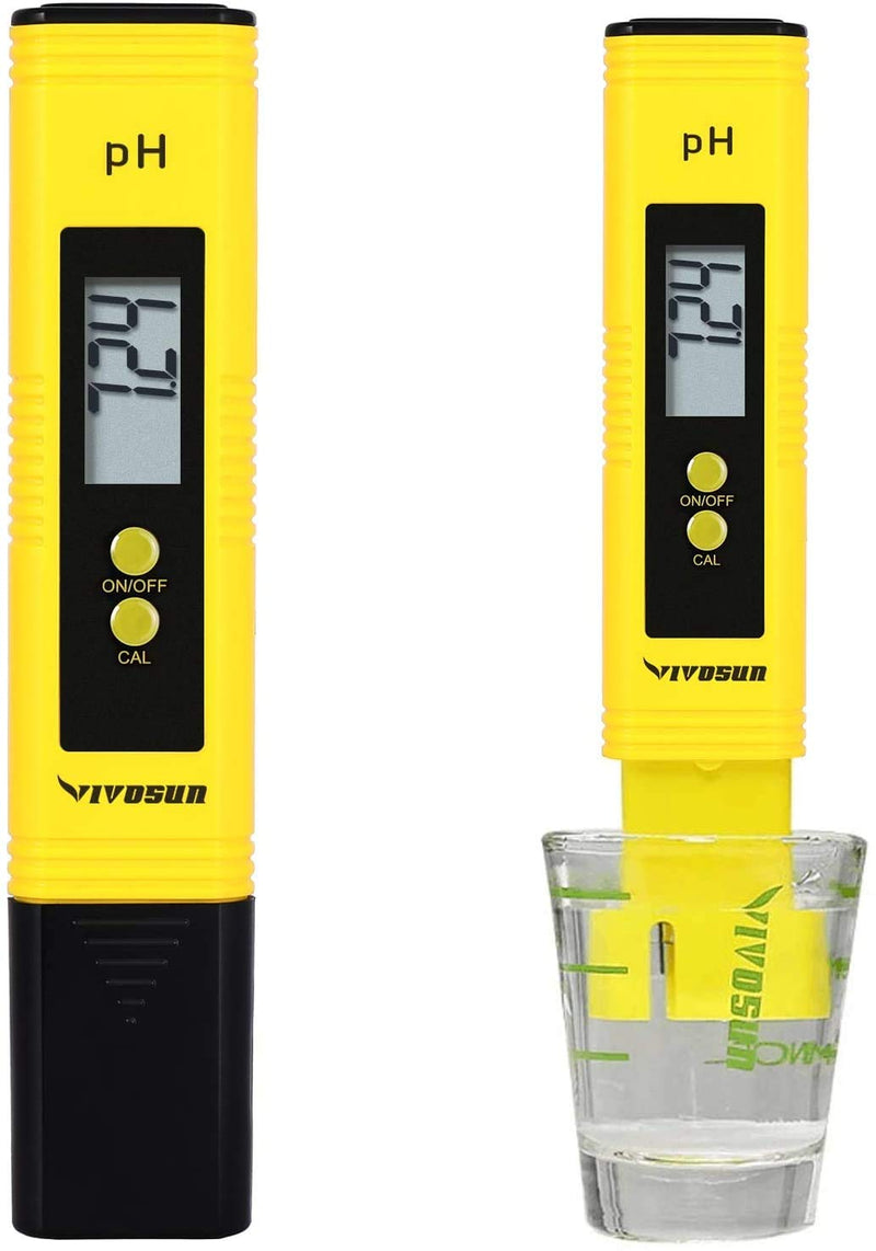 [Australia - AusPower] - VIVOSUN Digital PH Meter for Water, 0.05ph High Accuracy Pen Type PH Tester for Hydroponics, Household Drinking, Pool and Aquarium 