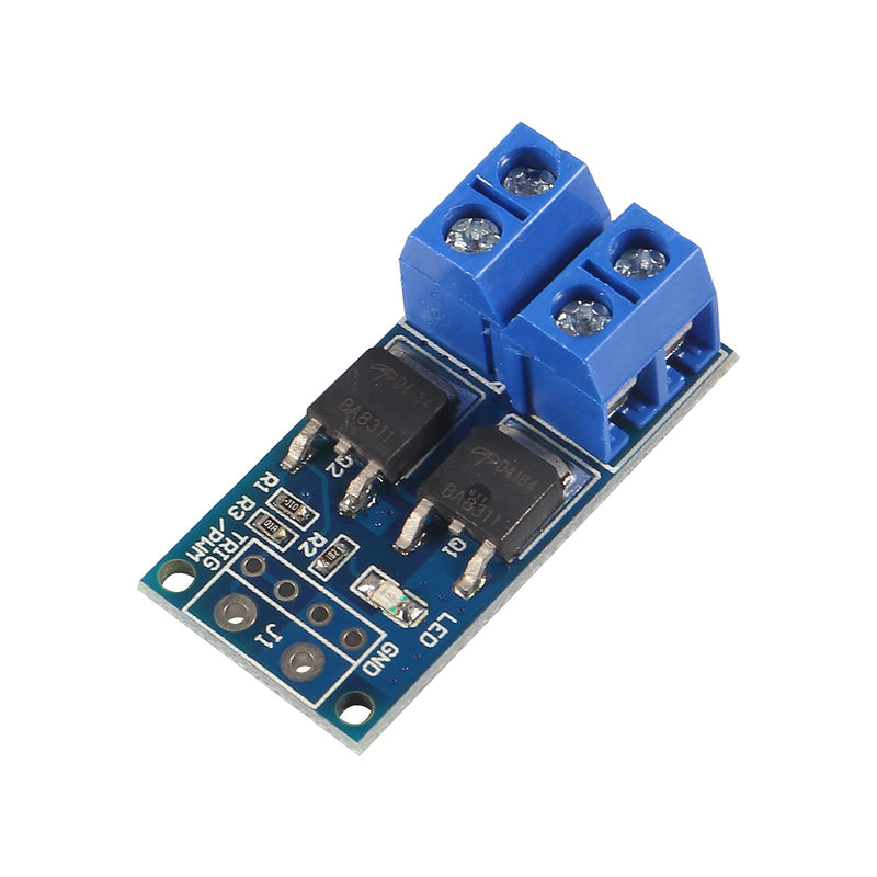 [Australia - AusPower] - AEDIKO 4pcs DC 5V-36V 15A 400W Dual High Power MOS Transistor Driving Module FET Trigger Switch Drive Board 0-20KHz PWM Motor Speed Controller 