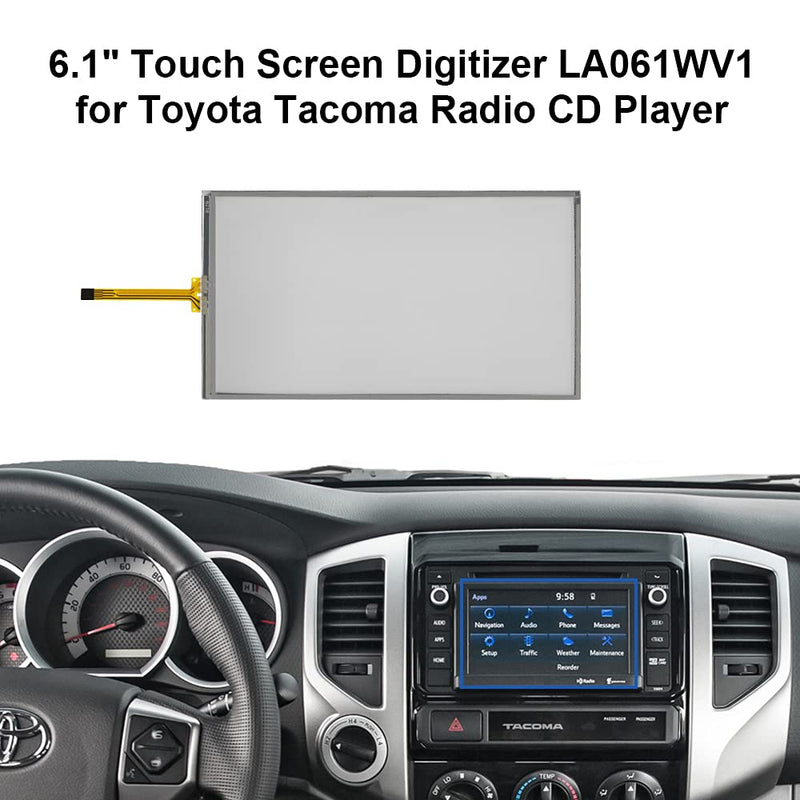 [Australia - AusPower] - BENET 6.1'' Touch Screen Digitizer Compatible for Toyota 4Runner Tacoma Highlander Tundra Radio CD 