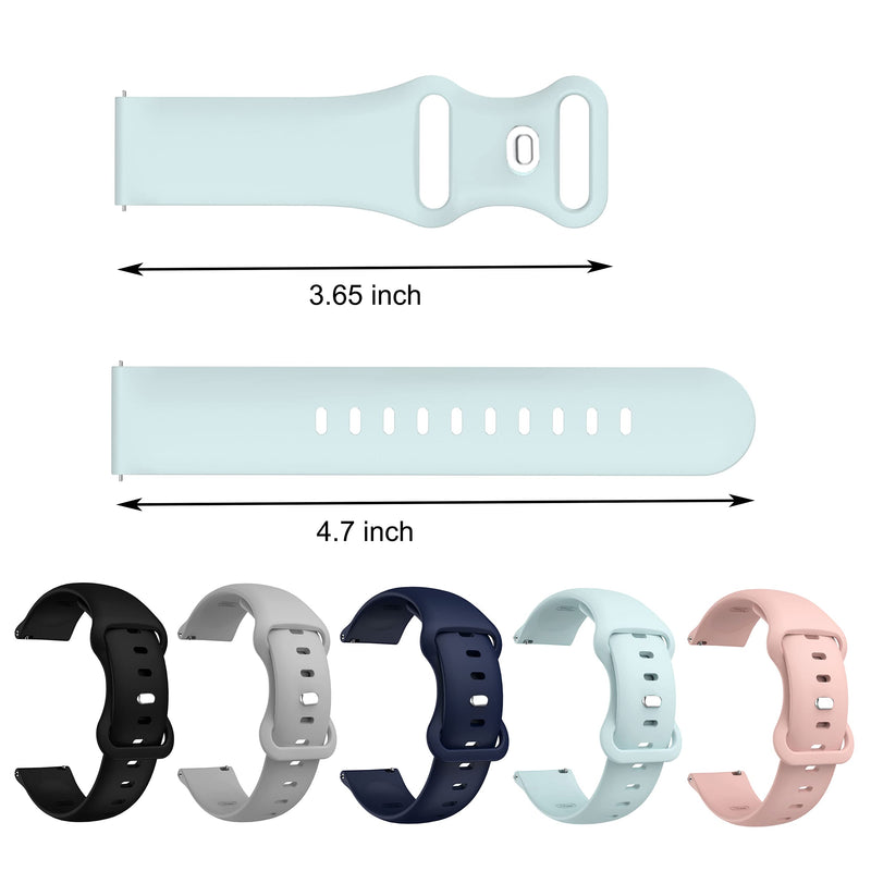 [Australia - AusPower] - Silicone Gizmo Watch Band Replacement for Kids, Soft Sport Smartwatch Band Compatible with Gizmo Watch 2, Gizmo Watch 1 for Boys and Girls Sky Blue 