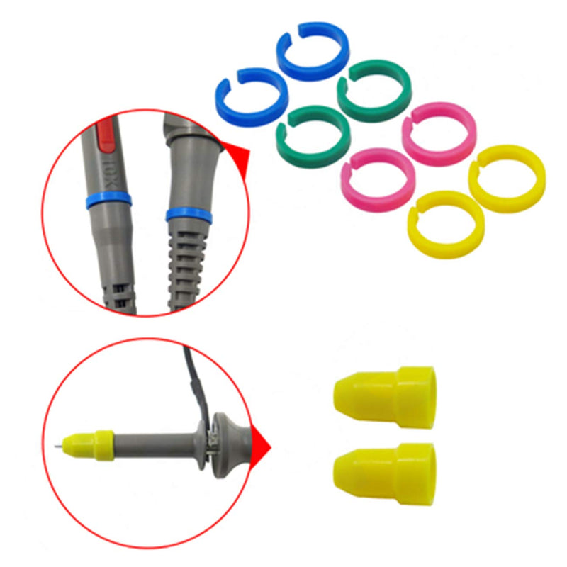 [Australia - AusPower] - RioRand PP150 100 MHz Oscilloscope Clip Probes with Accessory Kit (Pack of 2) 